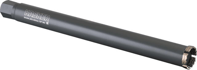 Коронка алмазная Kasker 52х450 мм, 1.1/4" UNC, 5 сегментов