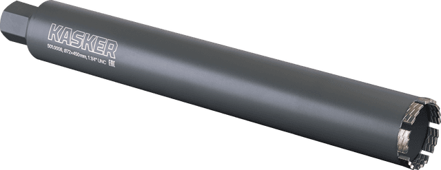 Коронка алмазная Kasker 72х450 мм, 1.1/4" UNC, 7 сегментов