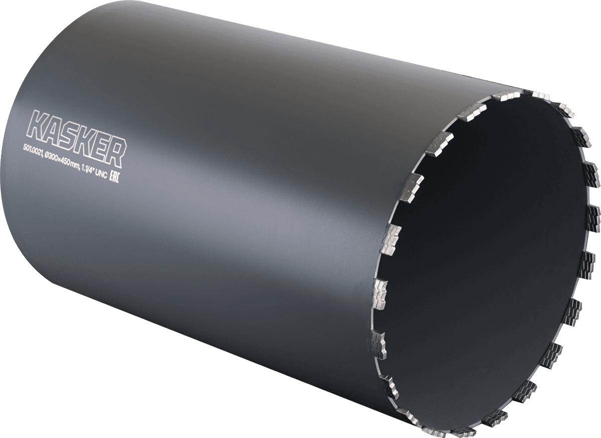 Коронка алмазная Kasker 300х450 мм, 1.1/4" UNC, 21 сегментов - изображение 1