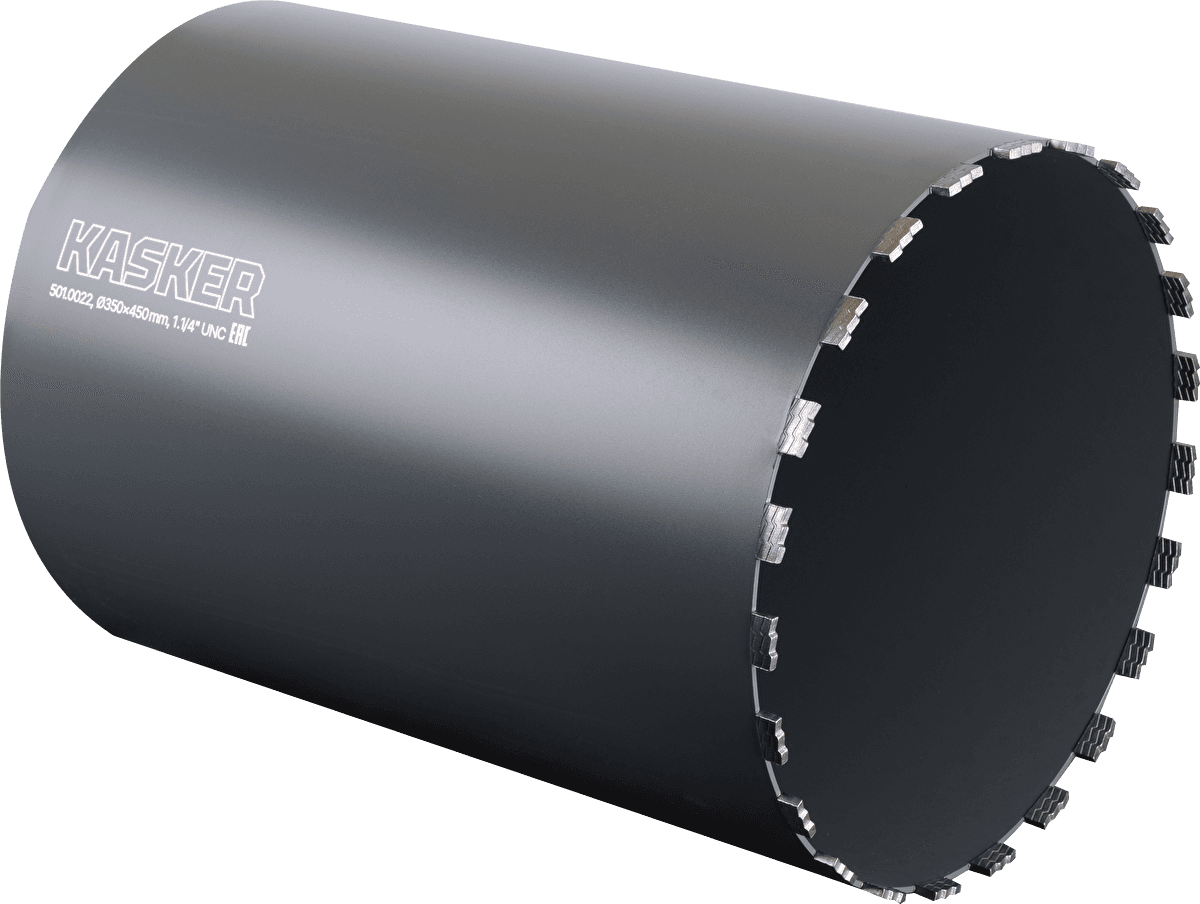 Коронка алмазная Kasker 350х450 мм, 1.1/4" UNC, 23 сегментов - изображение 1